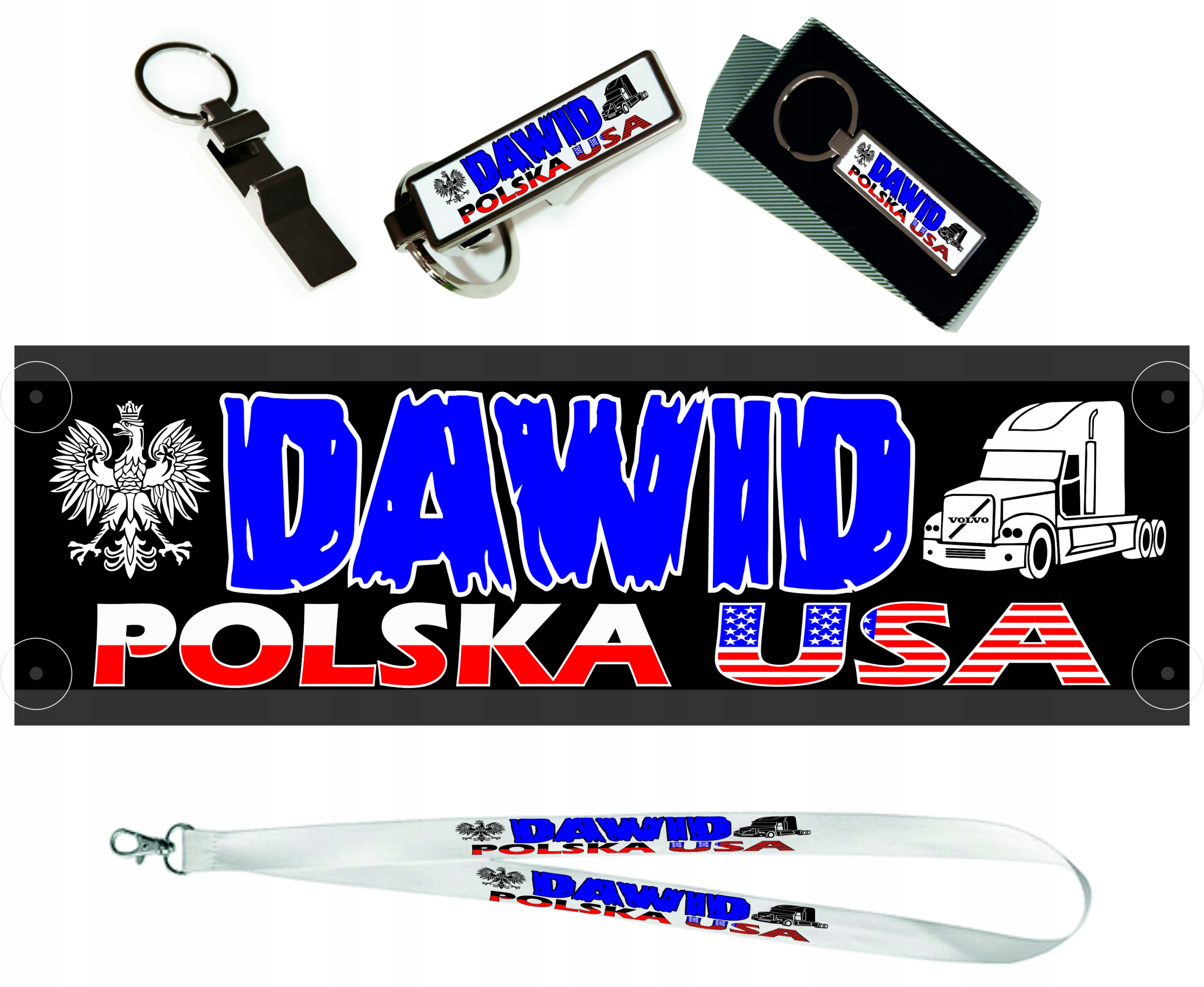 Tablica imienna 50x14 LED tir ZESTAW NA PREZENT