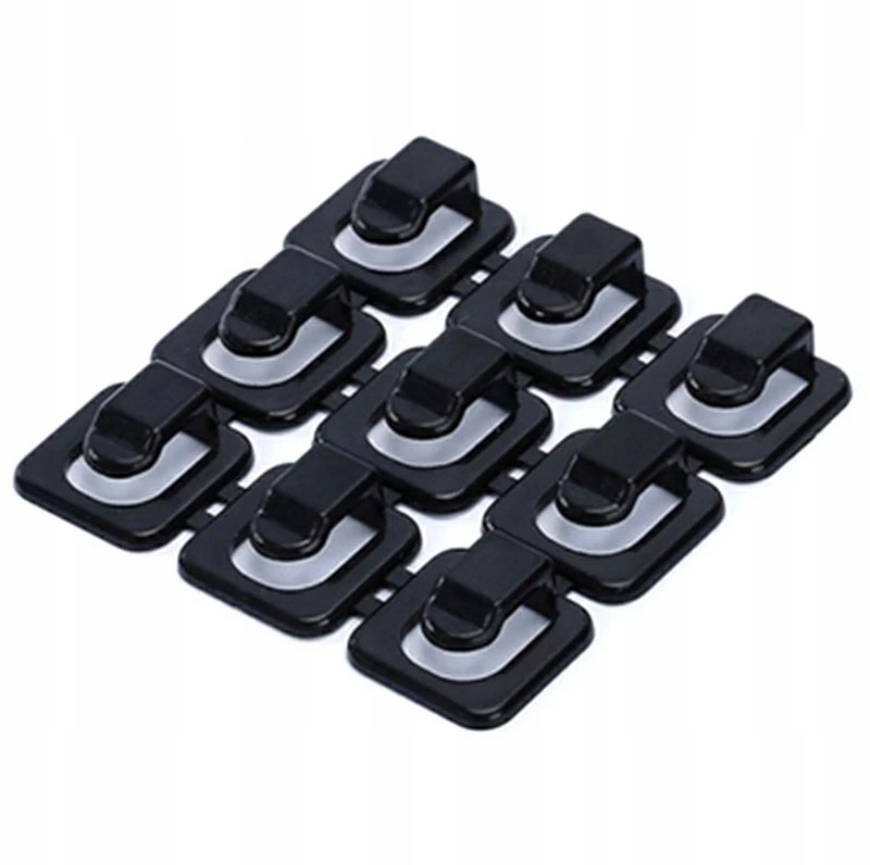 

Klipsy organizery Usb uchwyt kabli 9szt kpl 3M