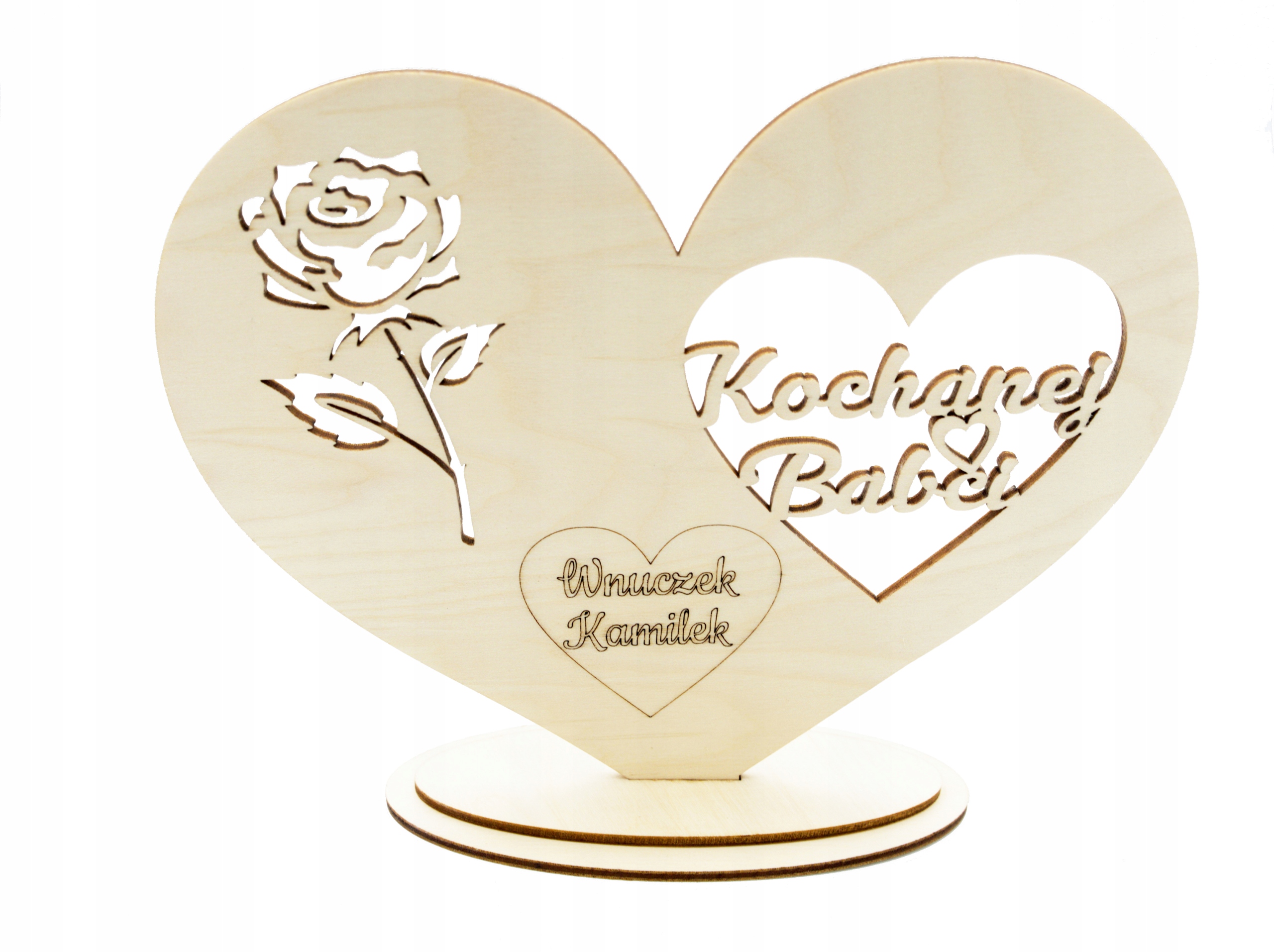 

dzień Babci i Dziadka statuetka drewniana
