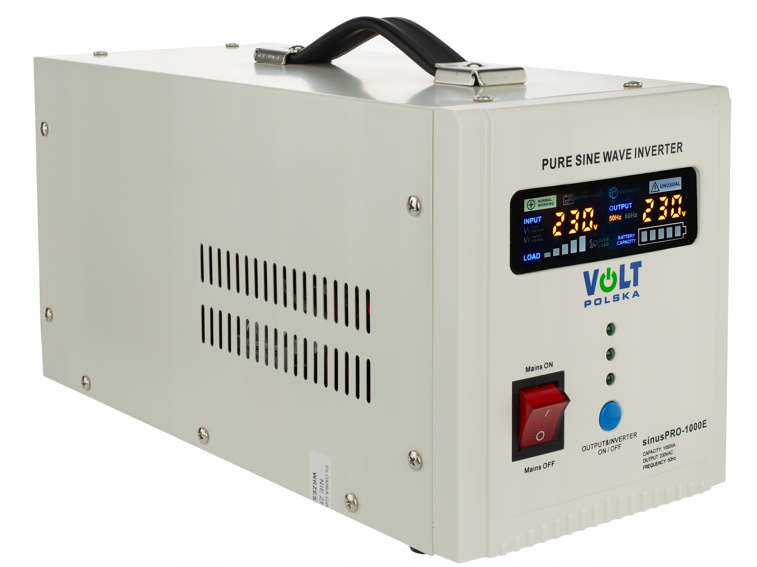 Zasilacz awaryjny Sinus Pro 1000 E 12/230V (700/1000W)