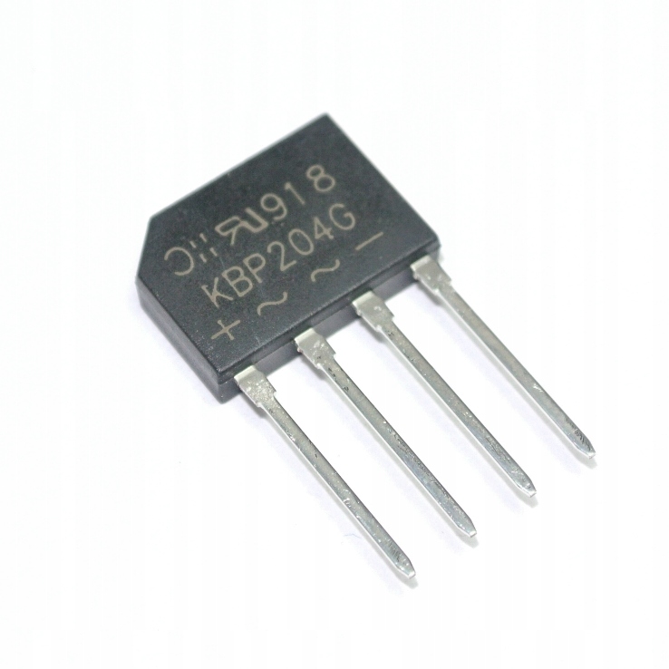 

KBP204G Mostek prostowniczy 400V 2A [2szt] #H9W