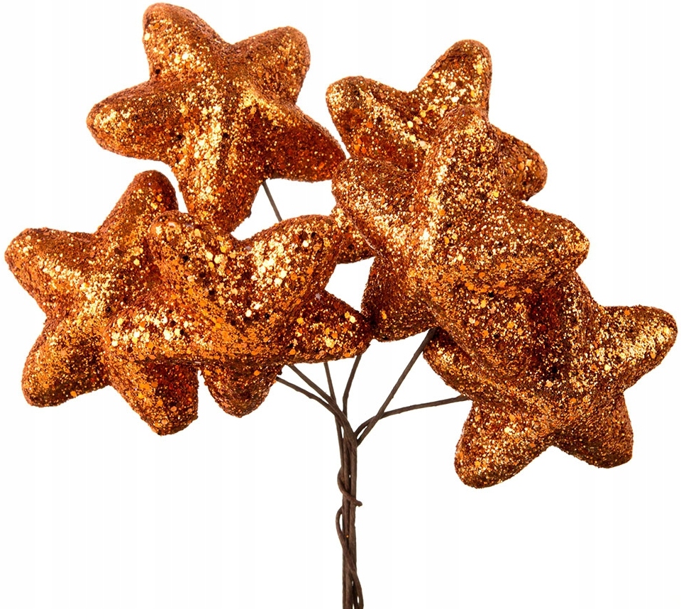 

Bukiecik Gwiazdek Brokatowych kolor Miedziany