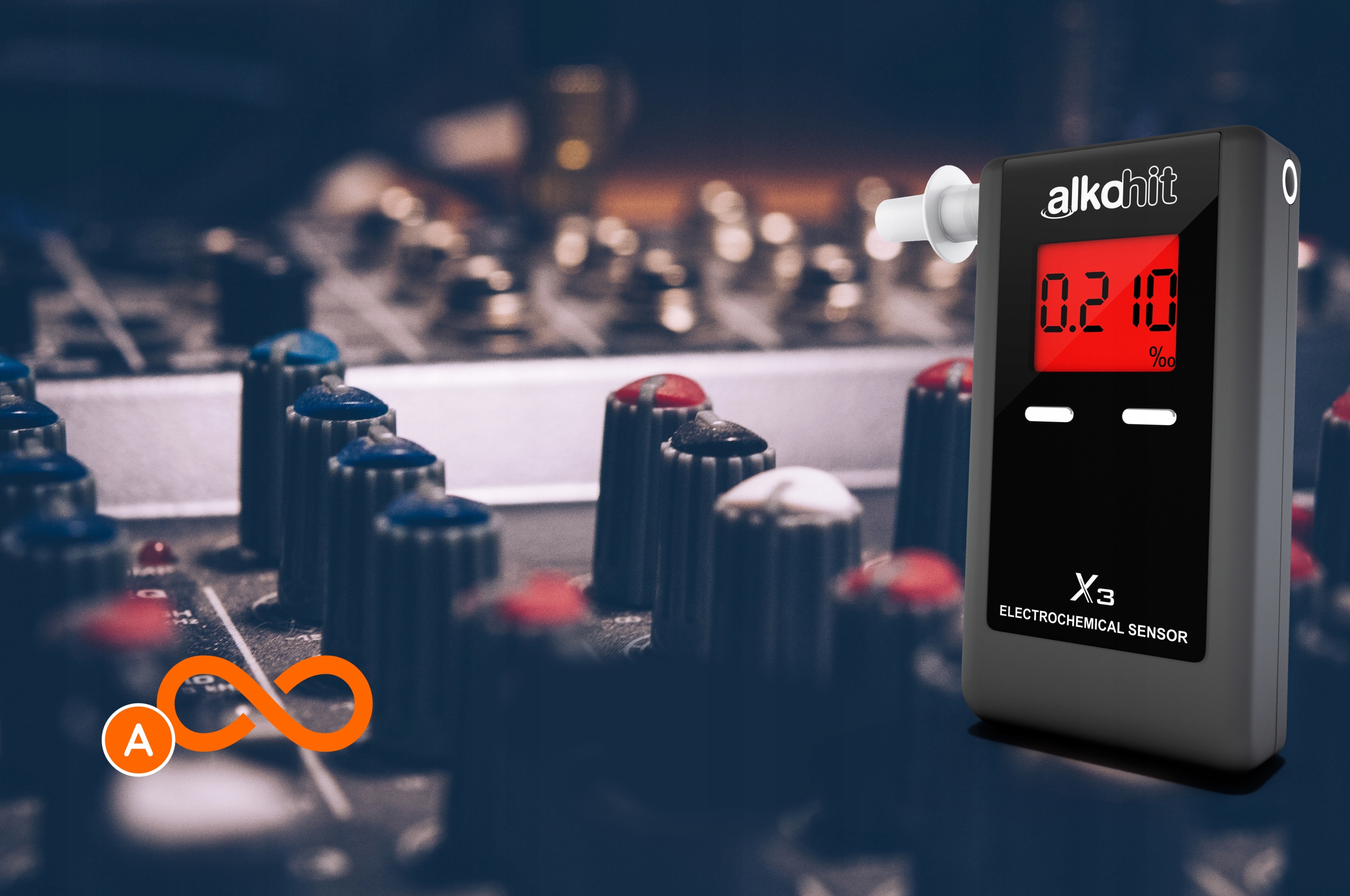 ALKOMAT Alkohit X3 Cyfrowy Walizka Aluminiowa Measurement error 5
