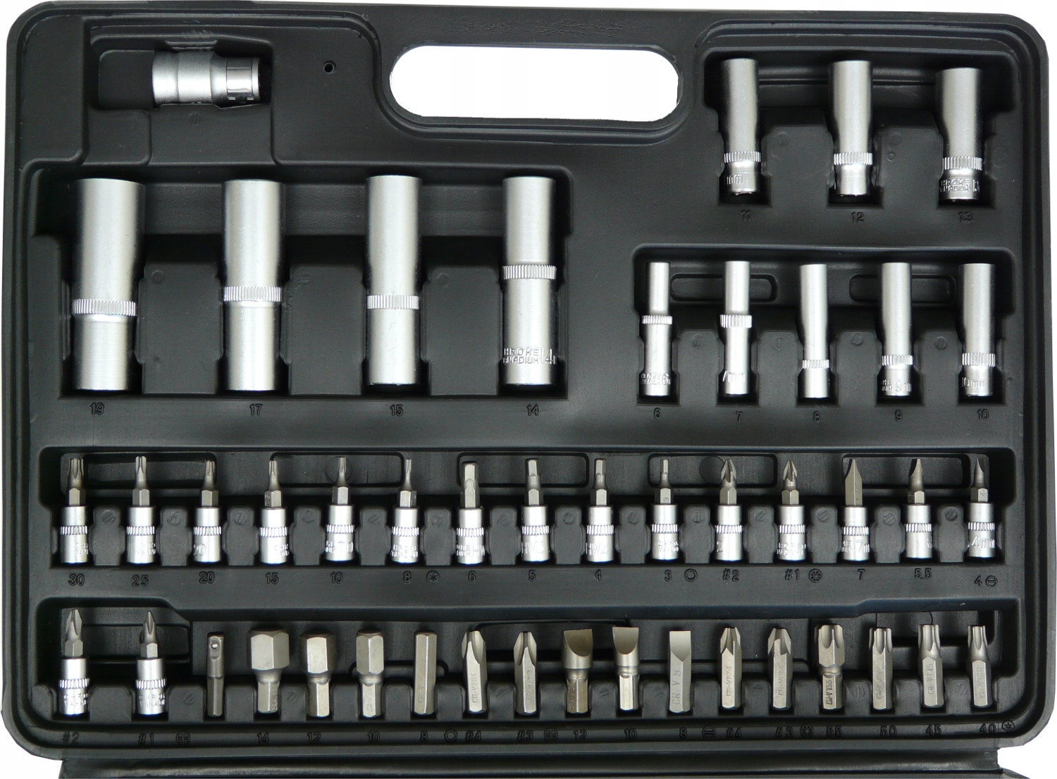 ZESTAW KLUCZY NASADOWYCH 148e TORX KLUCZE NASADOWE Kod producenta BK-108-01