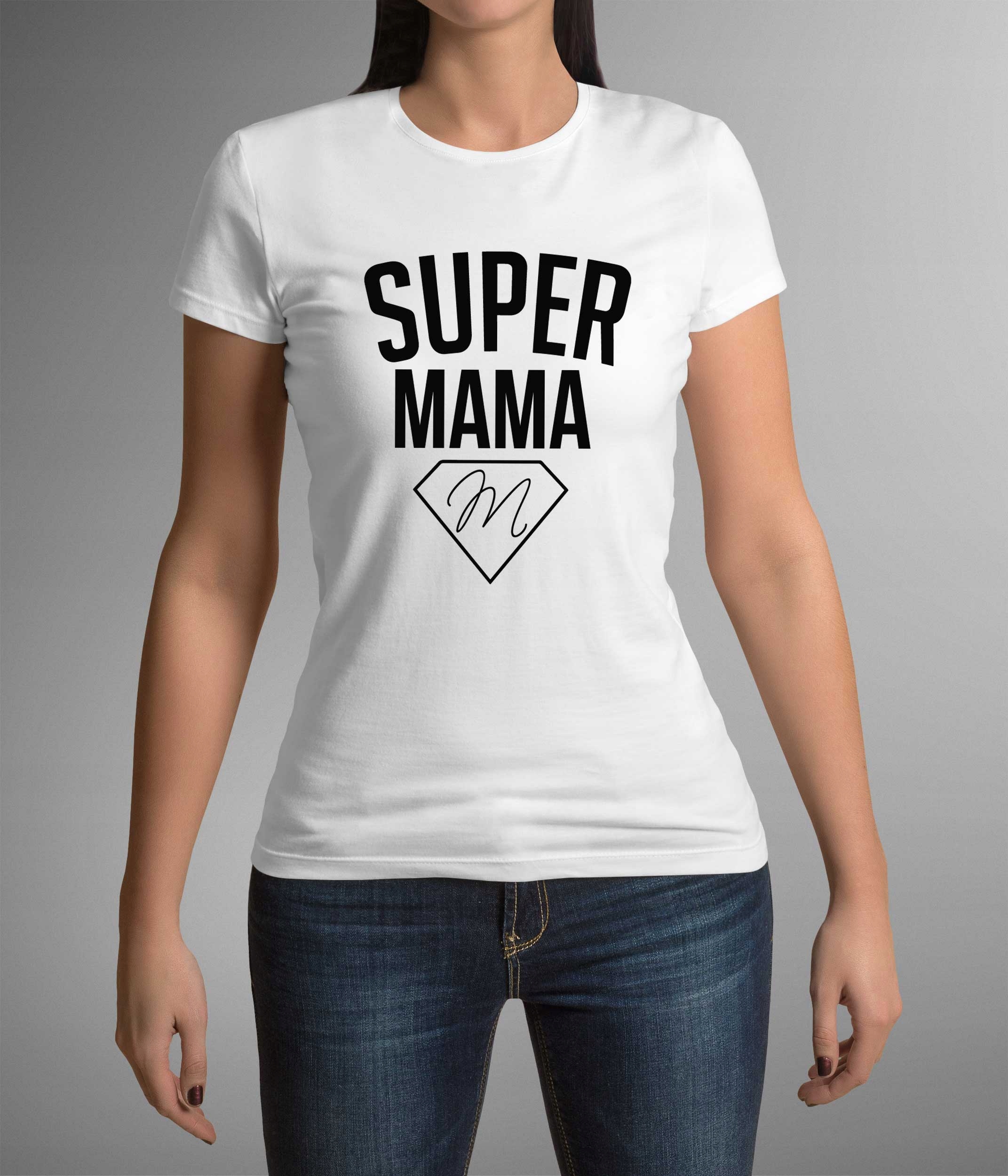 

Prezent Super Mama Koszulka Dla Mamy Dzień Mamy