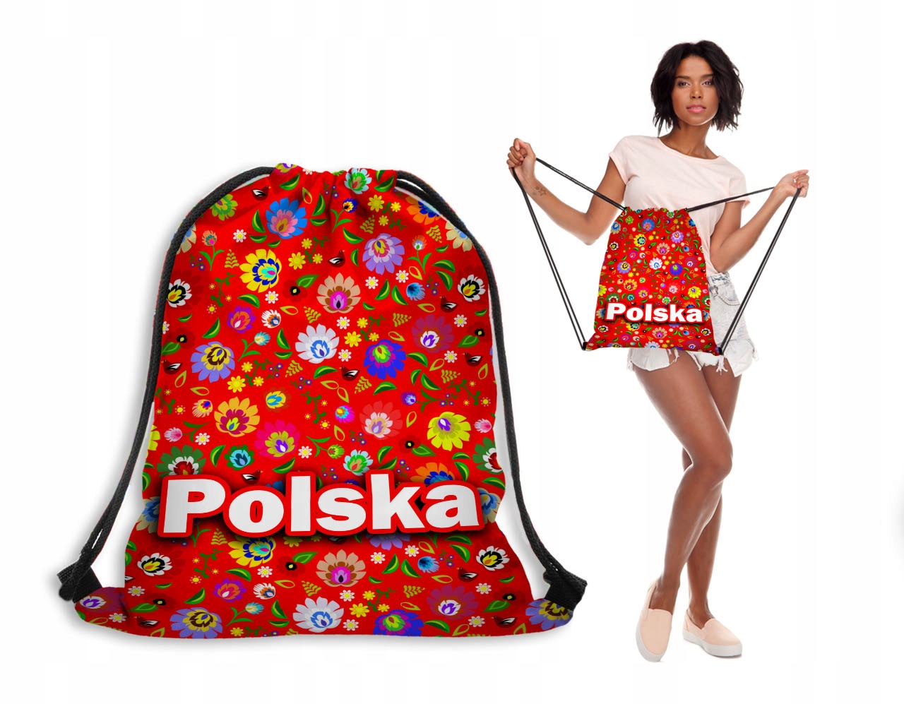 

Worek Plecak Polska Kwiatowa Plaża Szkoła Dzieci