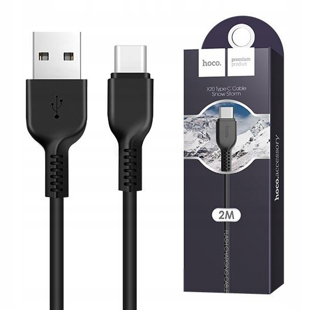

Hoco X20 | Kabel Usb do Usb-c typ-c, oplot 2m