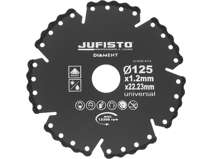 

Tarcza Diamentowa do betonu zbrojonego 125mm 22,2