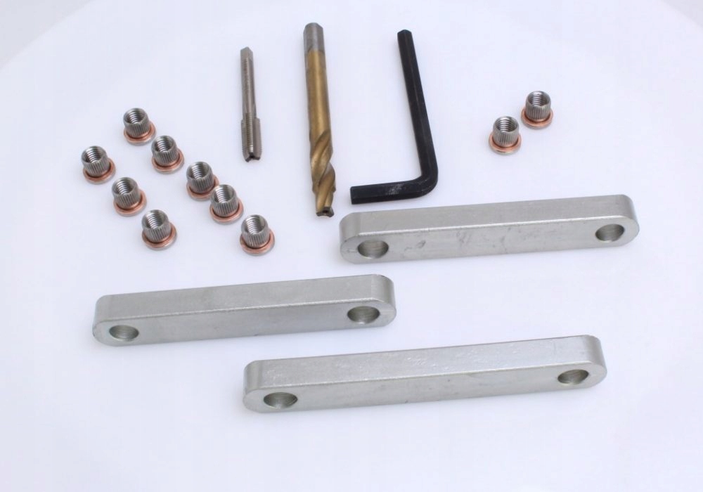 ZESTAW NAPRAWCZY DO GWINTÓW ZACISKU HAMULCOWEGO M9 Waga produktu z opakowaniem jednostkowym 0.9 kg