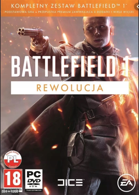 Battlefield 1 Revolution Klucz Origin Pc Pl +bonus