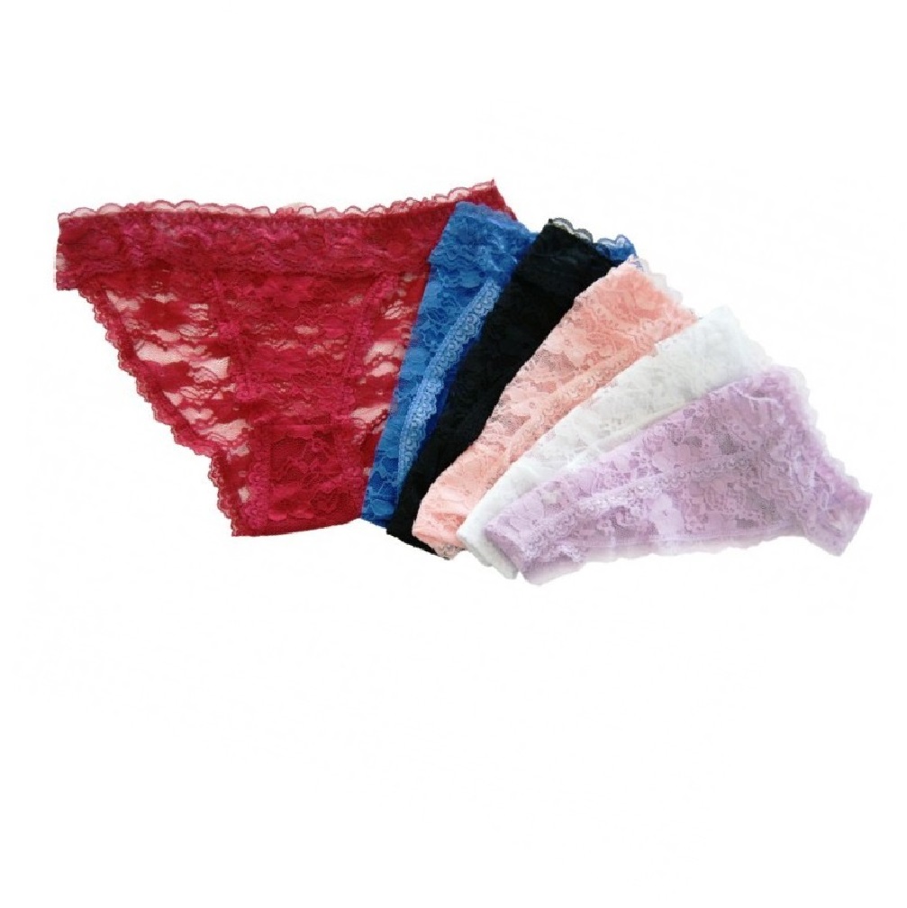 

6 szt Koronkowe Figi Eleganckie Polskie rozm: L