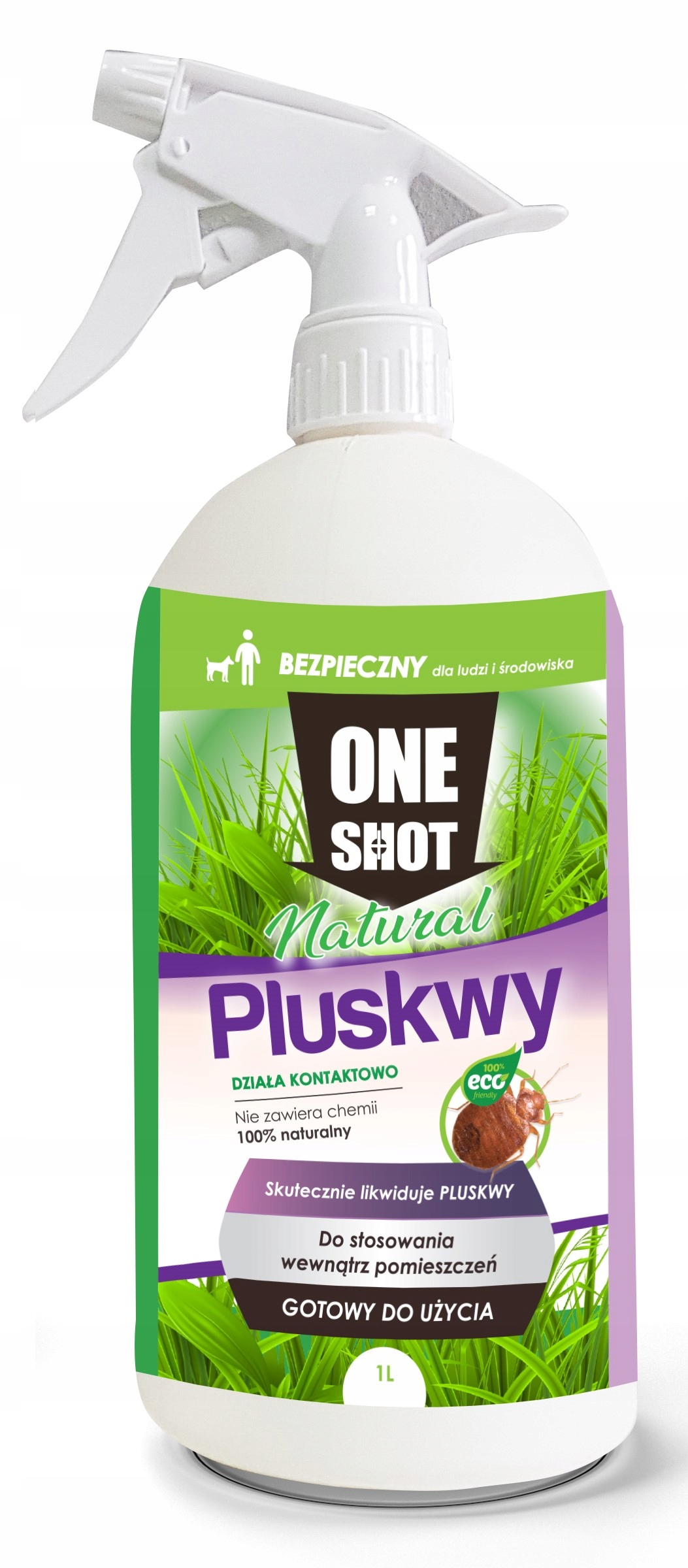 

OneShot Natural preparat na Pluskwy 1L Bez Chemii