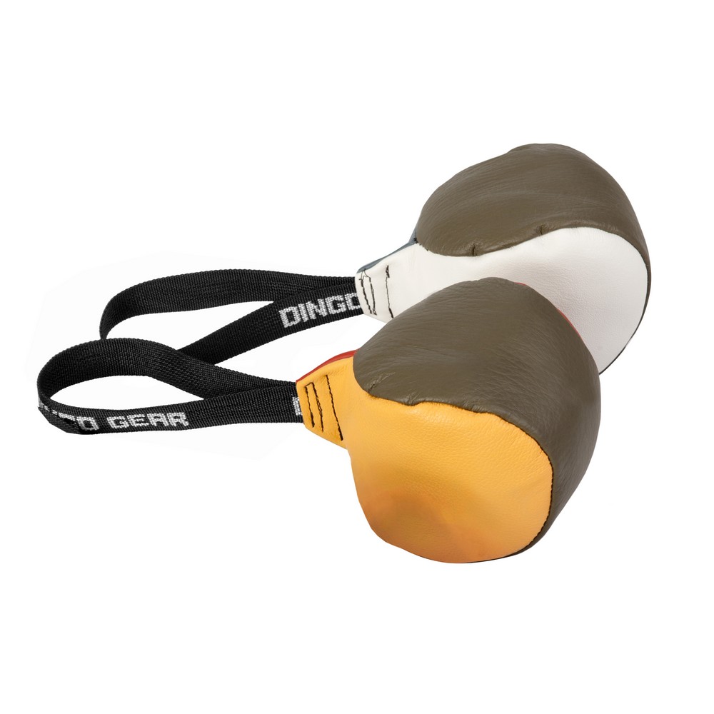 Levně Dingo Gear Dva Kožené Míčky S Rukojetí #11CM
