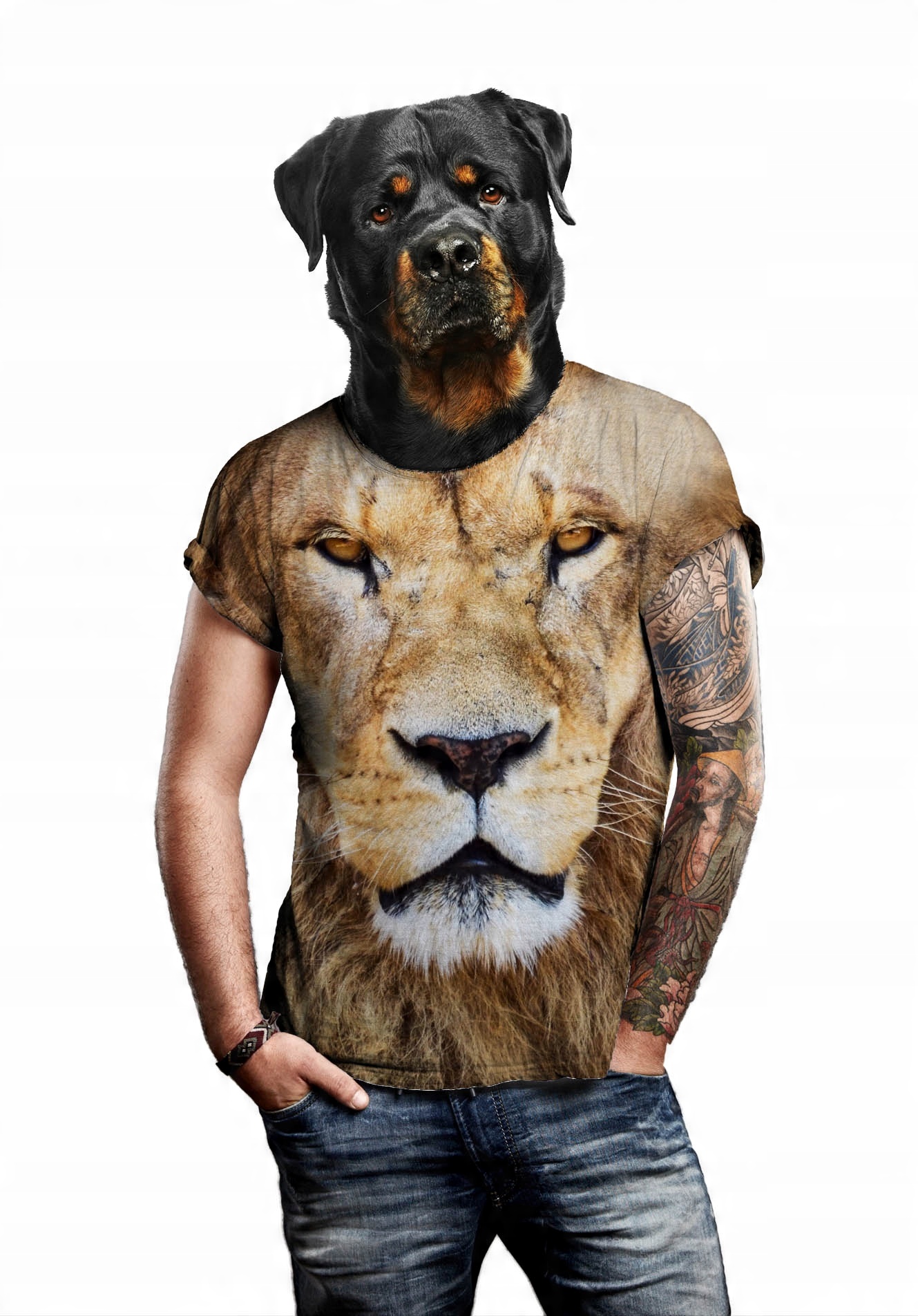 

Koszulka 3D Polska Lew M T-shirt Nadruk 3D Yoga