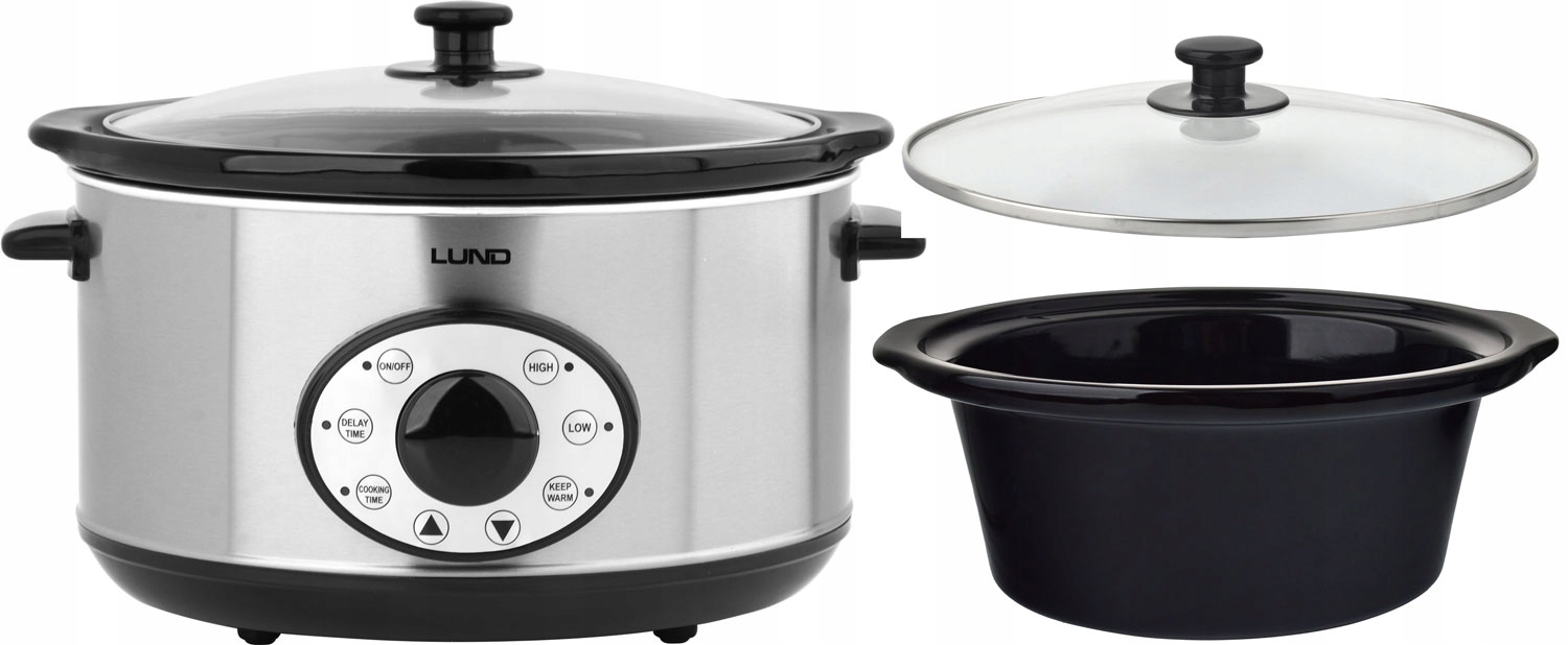 

Wolnowar Garnek Ceramiczny 280W 4.5L Programator