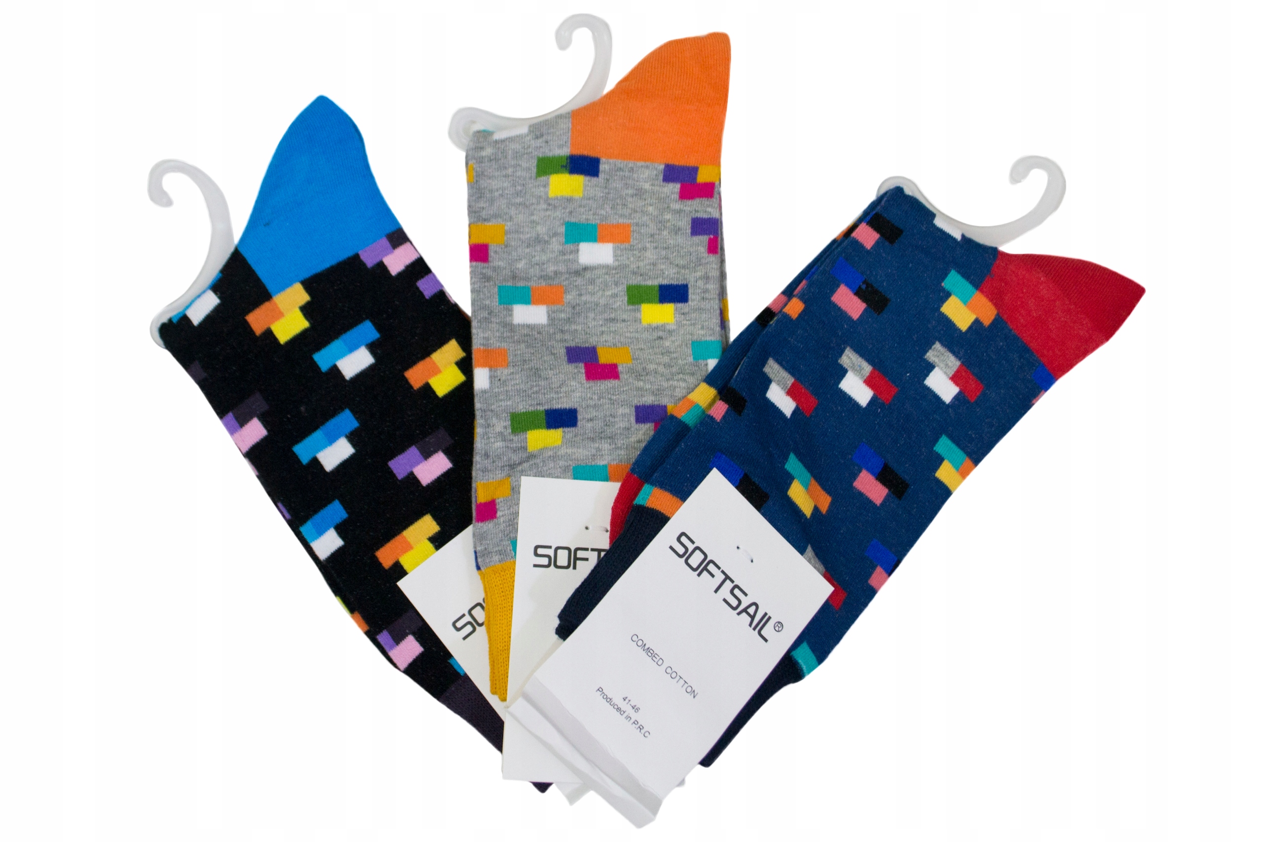 

Kolorowe skarpety K0271 41-46 3PAK