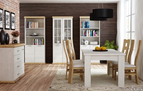 K5 KORA REGAŁ BIBLIOTECZKA Z DRZWICZKAMI kraft 87 Kod producenta K