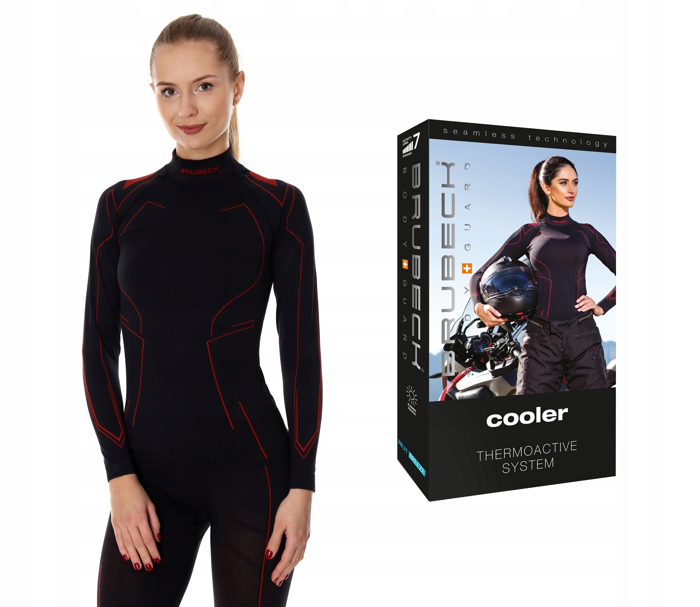 

Brubeck Women dopasowana Koszulka termo na Lato XL