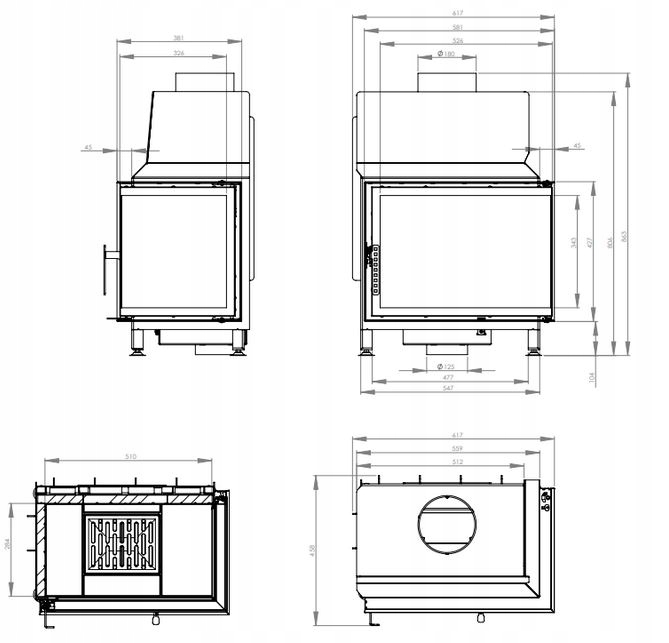 Hitze STMA 54x39.R Moc (kW) 6-10