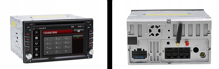 Uniwersalne radio Android 12 2DIN PL menu + kamera Marka inna