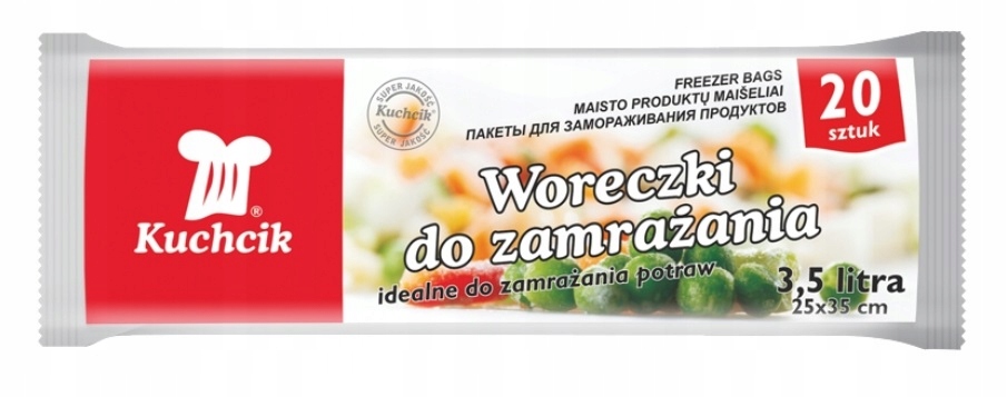 

Kuchcik 2908 Woreczki Do Zamrażania Mrożenia 3,5 L