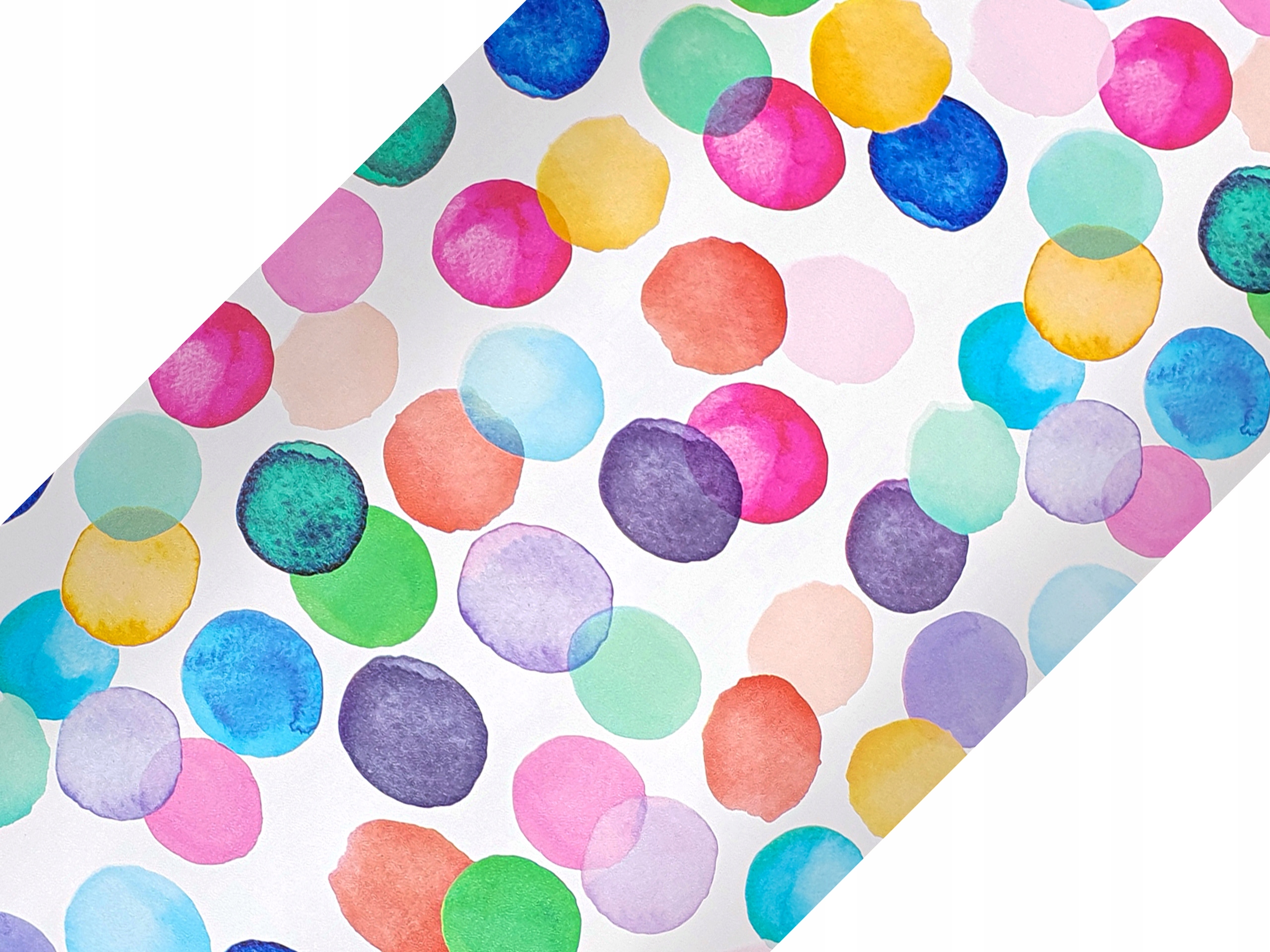 

Folia Okleina Meblowa Kolorowe Ciapki 45x25 W145