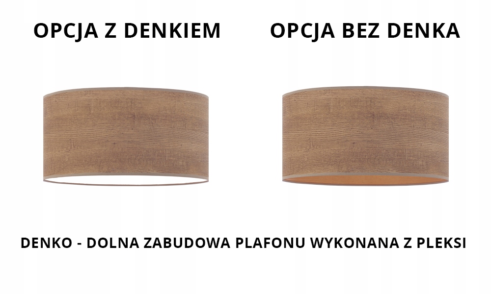 Plafon LED w stylu boho WENECJA ECO fi-30 FORNIR Szerokość produktu 30 cm
