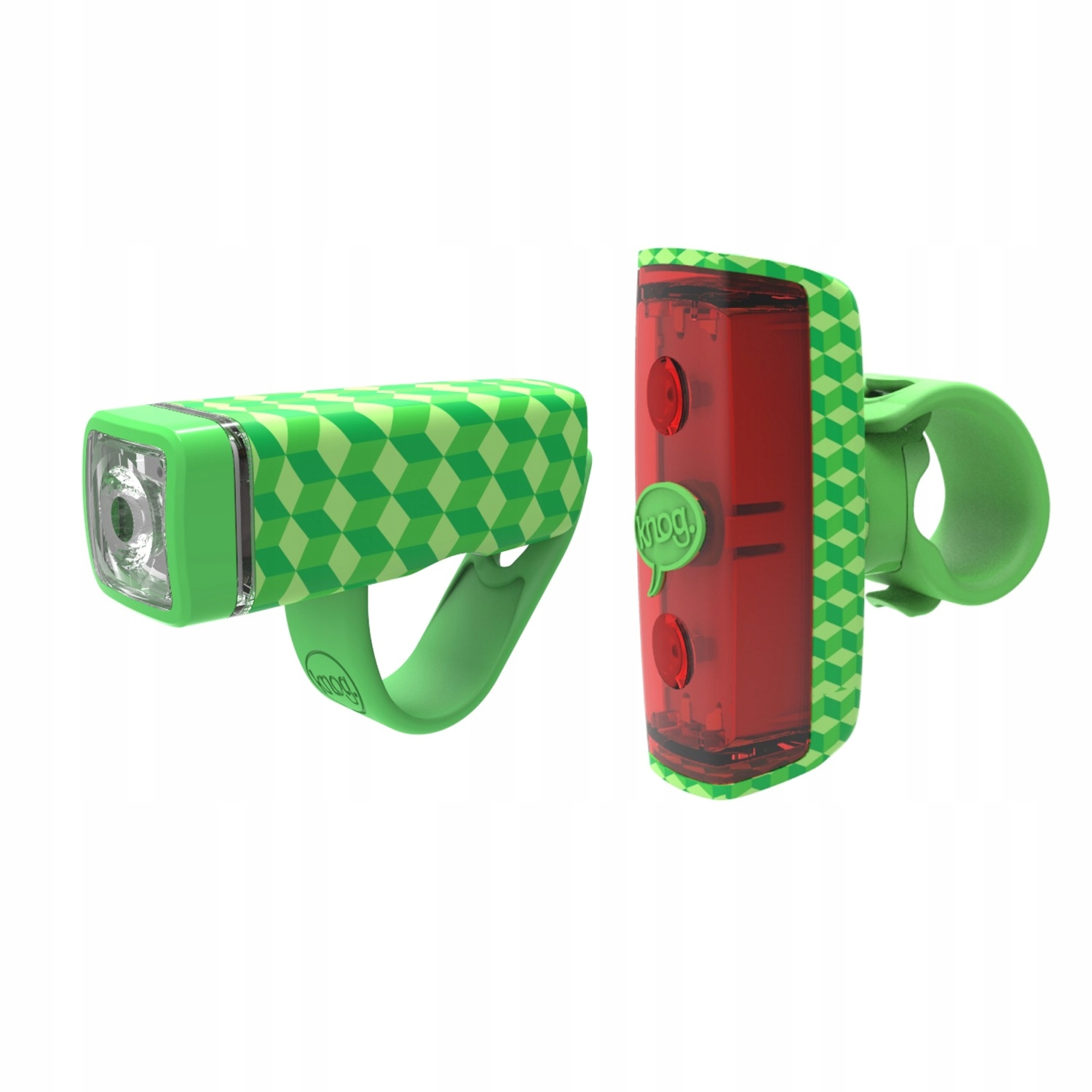 KOMPLET LAMPEK KNOG POP LED P+T ZIELONE -70% CENY