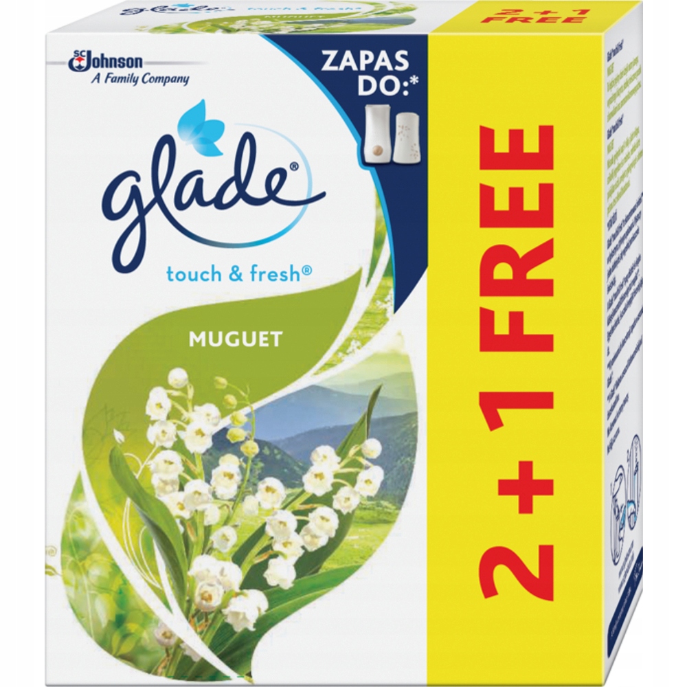 

Glade Mini spray zapas 10ml (2+1) Konwalia