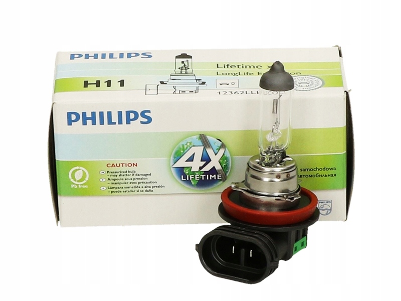 

Żarówka Philips 12V H11 55W Longlife Ecovision