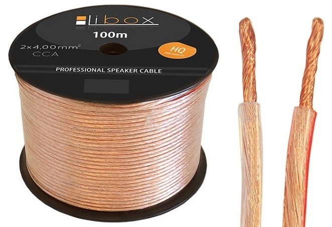 

Kabel Przewód Głośnikowy 2x4,0mm Cca Hq