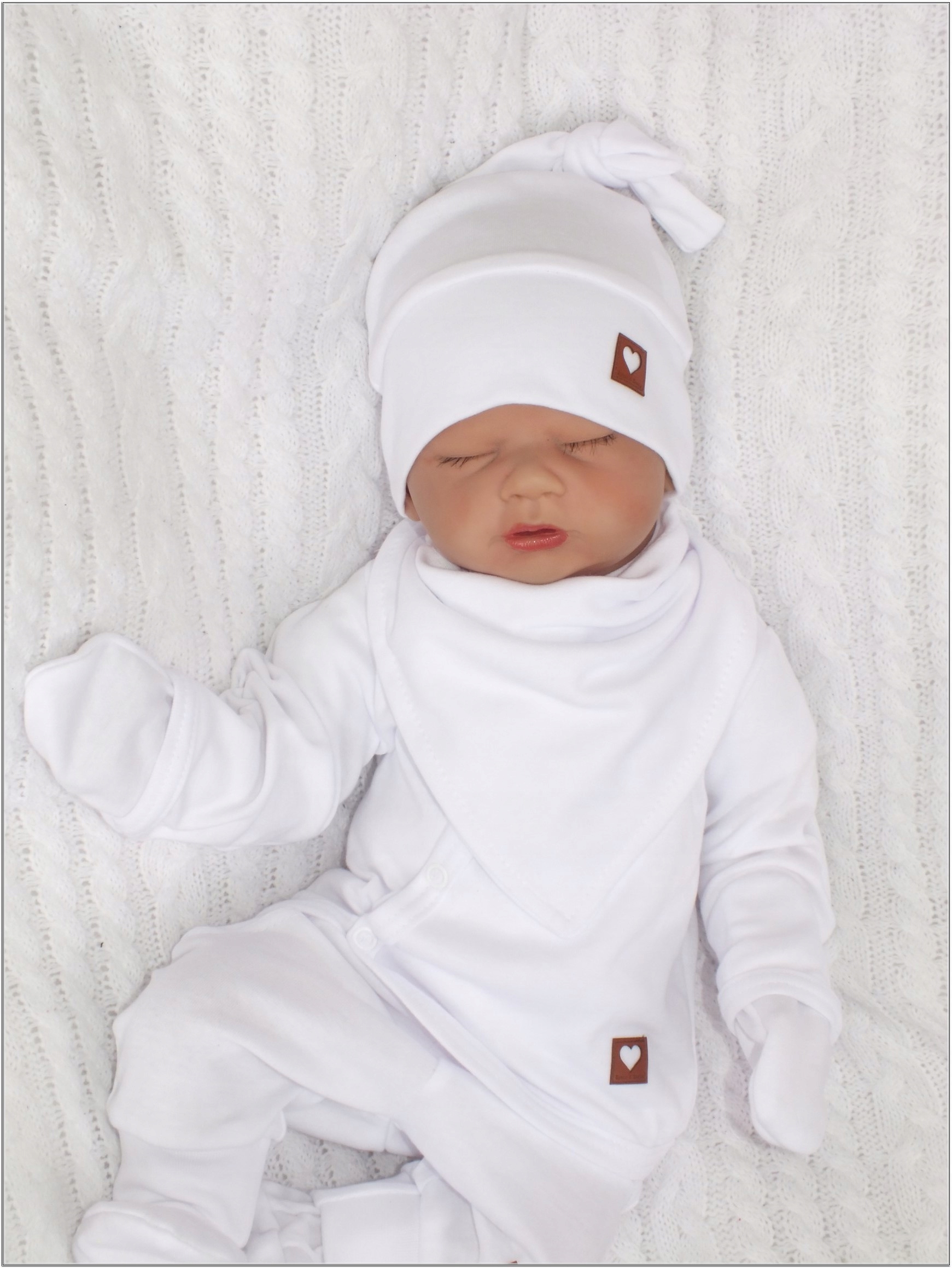 6cz biała zestaw kompletna WYPRAWKA do szpitala 50 Sezon wiosenny letni jesienny zimowy