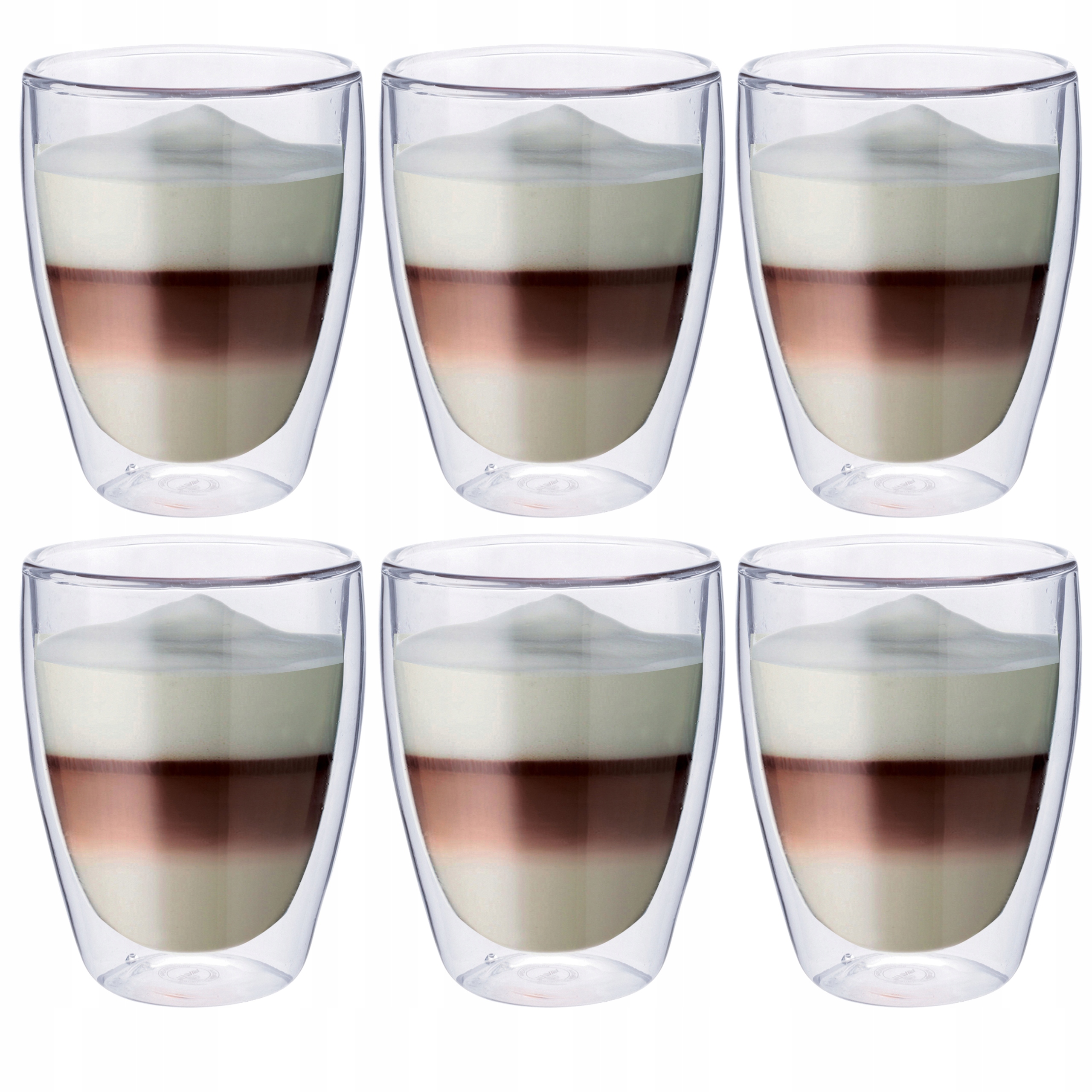 

Latte Cappucino szklanki termiczne 6X 235ml