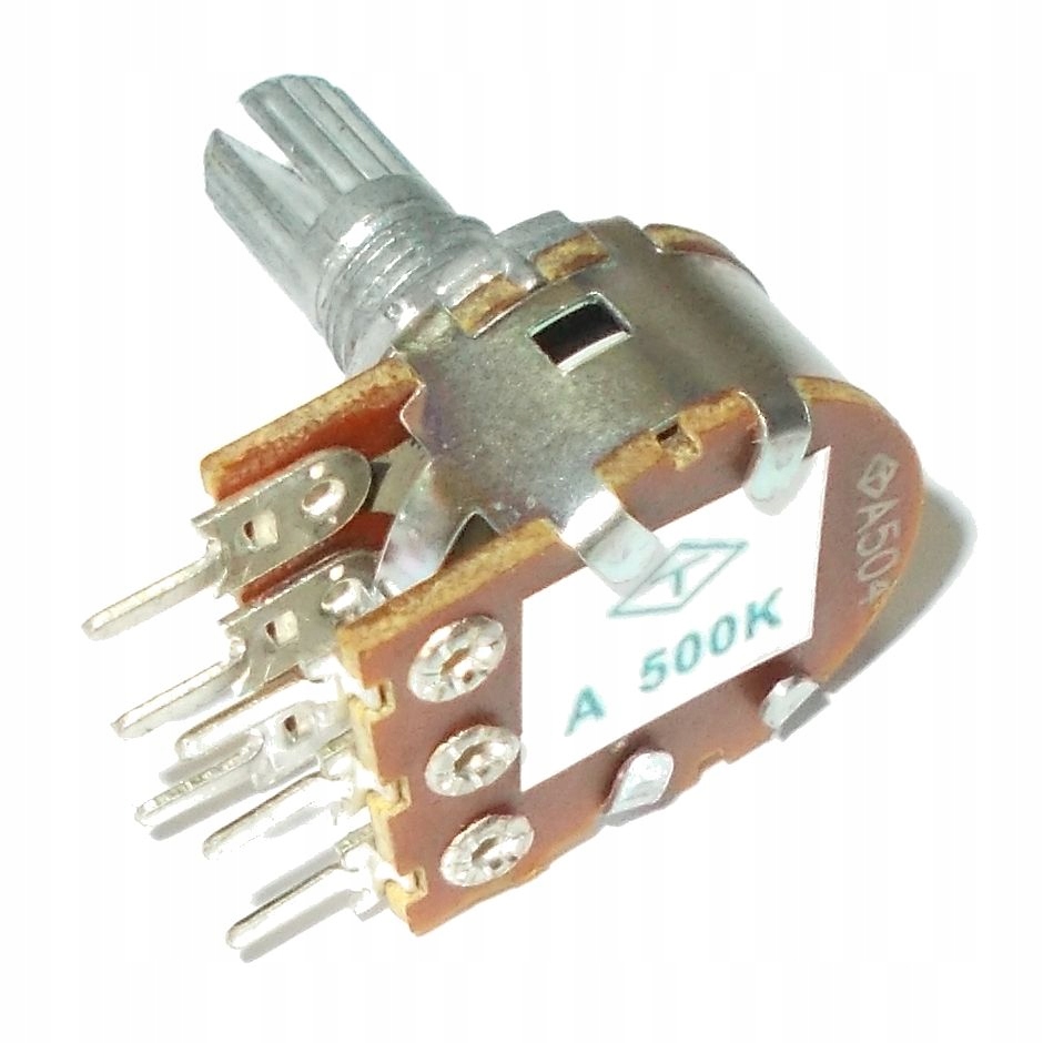 

Potencjometr Obrotowy 2x 500k A500k 5sztuk (3836