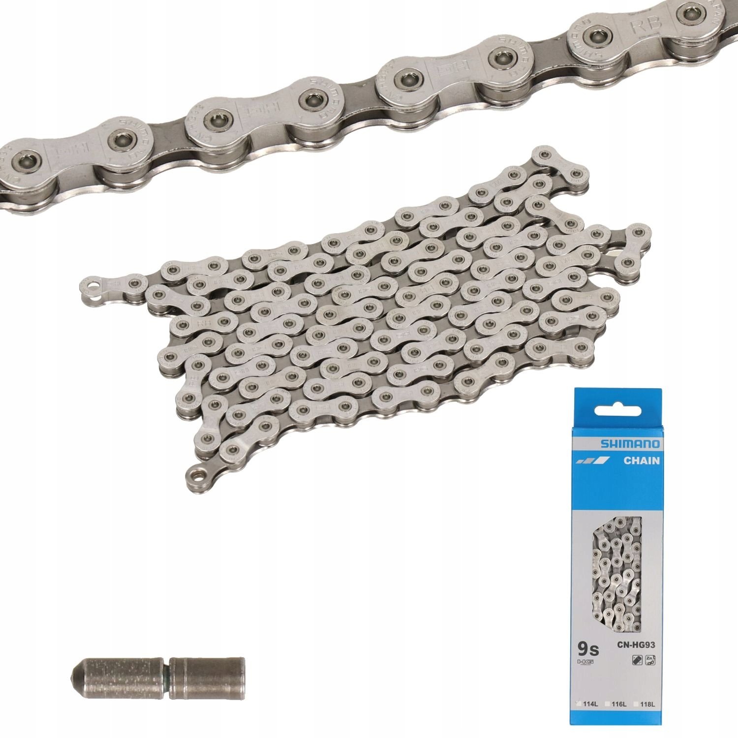SHIMANO CN-HG93 Łańcuch 9s Deore XT Ultegra 114og.