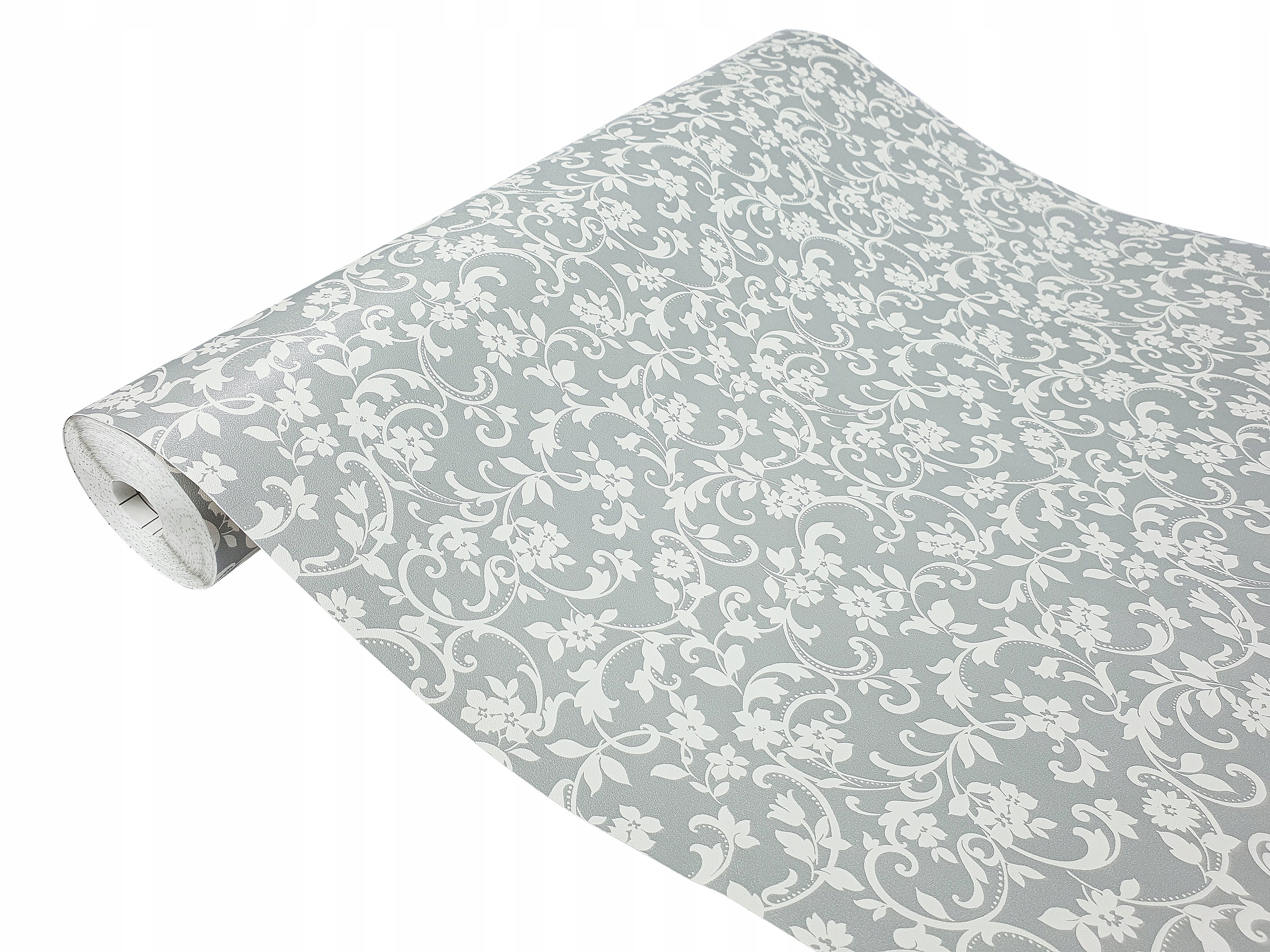 

Folia Okleina Meblowa Pcv Ornament Szary 45x50 W75