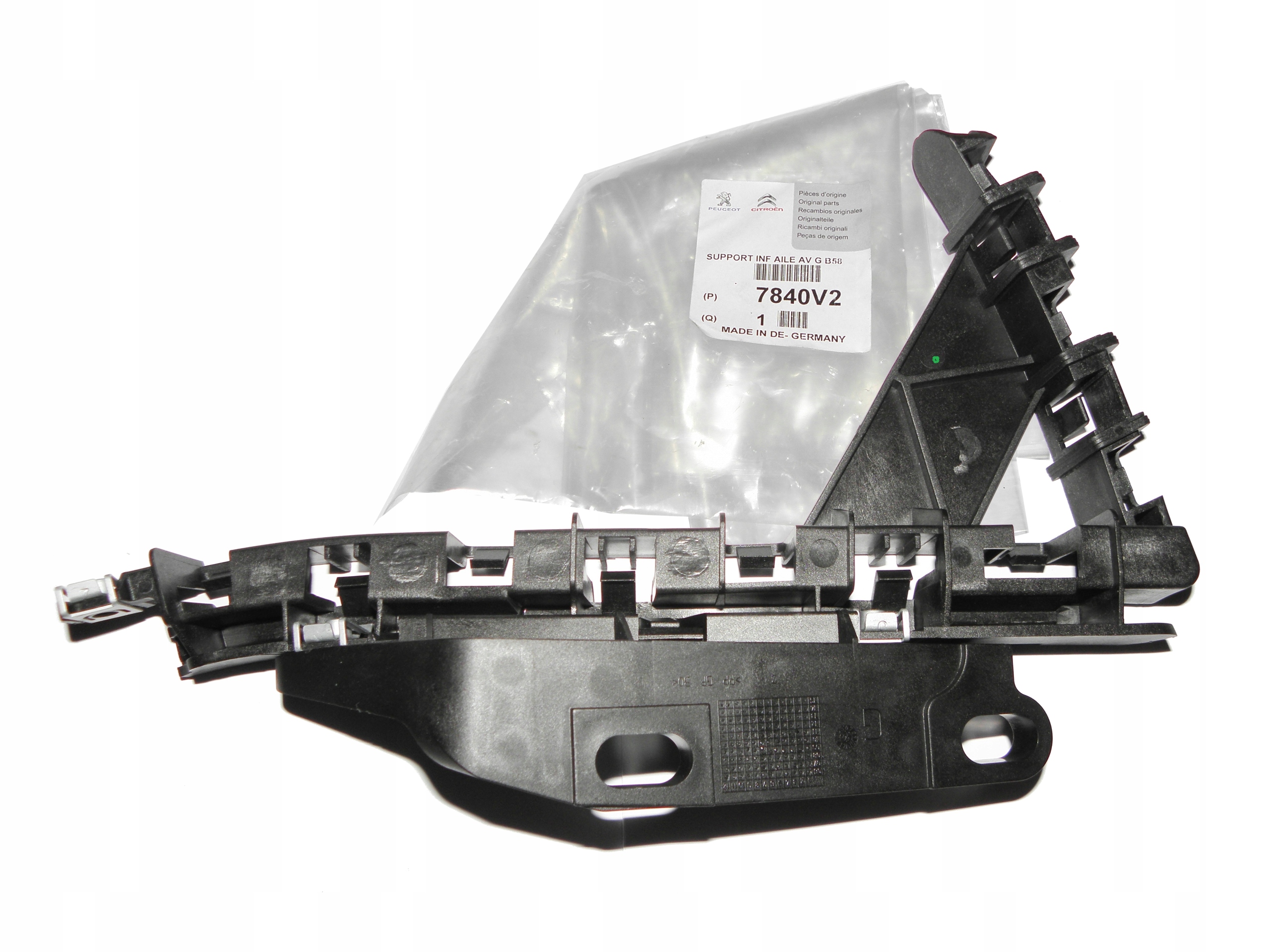 SLIZG WSPORNIK ZDERZAKA LEWY CITROEN C4 PICASSO Installation side Front