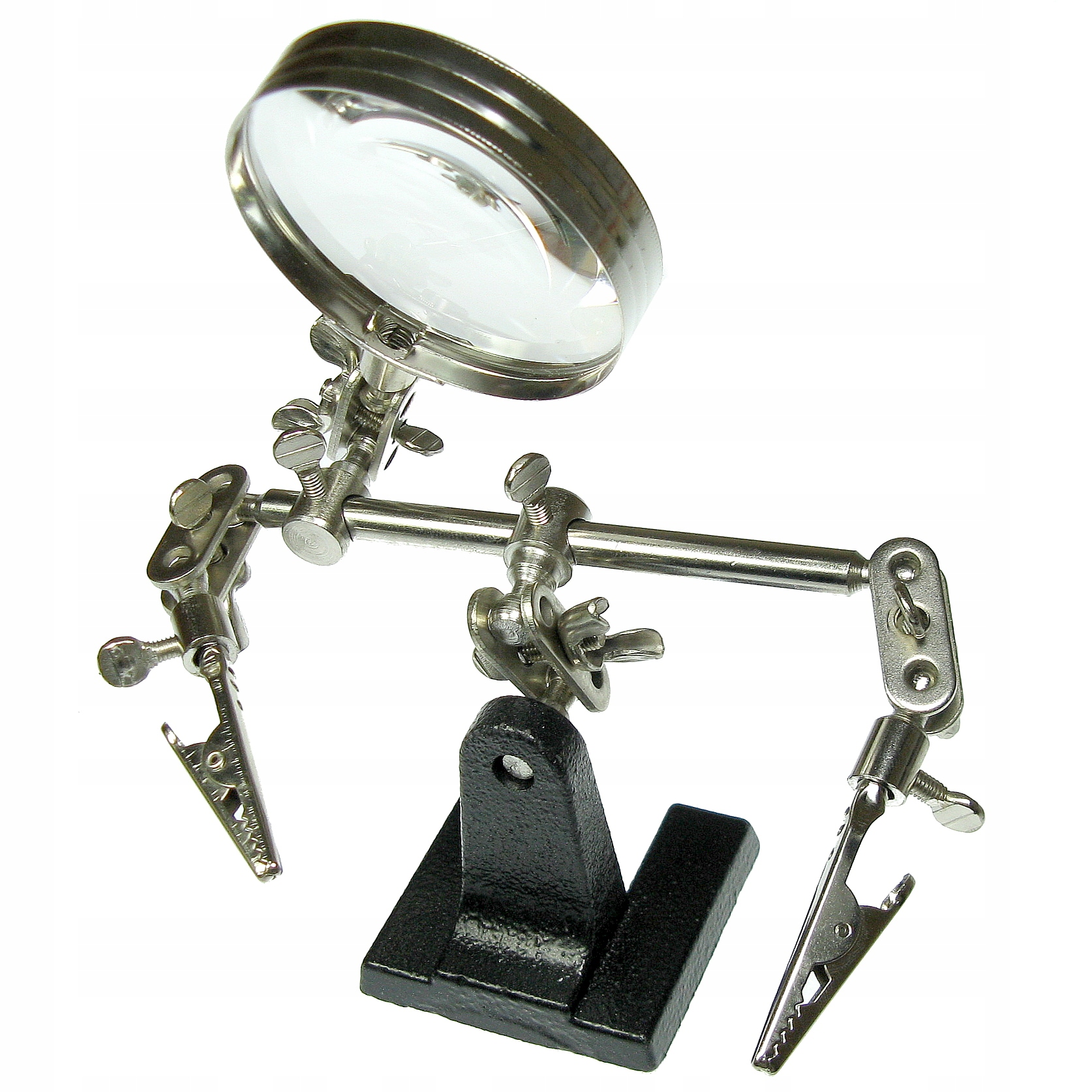 Zestaw Optyczny Trzecia Ręka z Lupą Pomocnik Lutowania Dla Elektronika