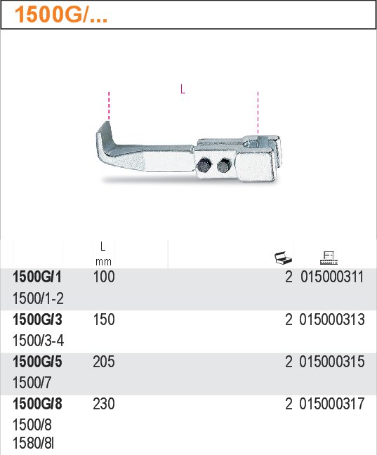KOMPLET RAMION DO SCIAGACZA 2 SZTUKI BETA 1500G 1 Mark Beta