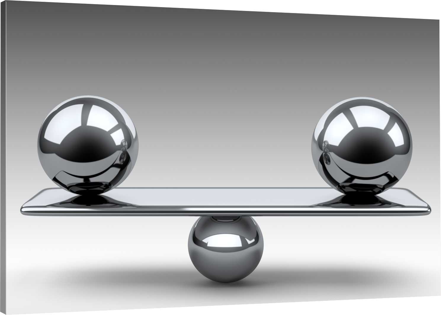 

Obraz Na Płótnie Do Biura Srebrne Kule 70x50 Hit