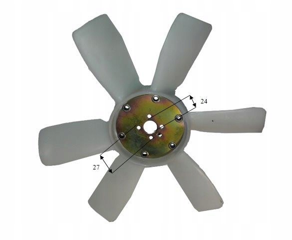 WIATRAK WENTYLATORA WÓZEK WIDŁOWY TOYOTA 3 4 4P 5K Producent części Promaster