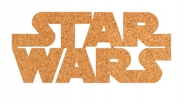 Tablica korkowa STAR WARS duża 57cm gruby korek