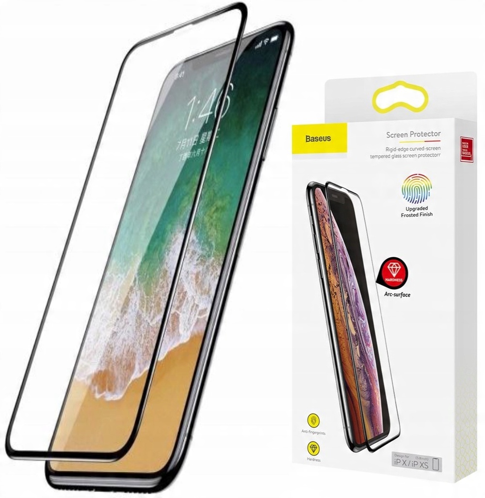 

Baseus Glass szkło hartowane 3D do iPhone Xs X XI