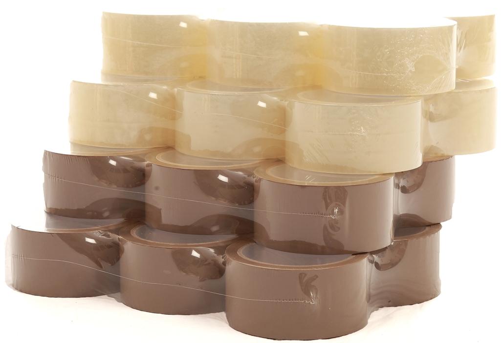 6szt TAŚMA DO PAKOWANIA KLEJENIA BRĄZOWA 48mm/50y Marka inny