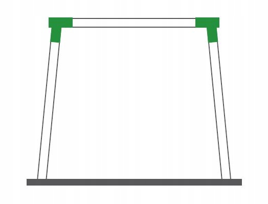 Łącznik do belki okrągłej 100/80 do huśtawki, KBT Kod producenta okrągła belka