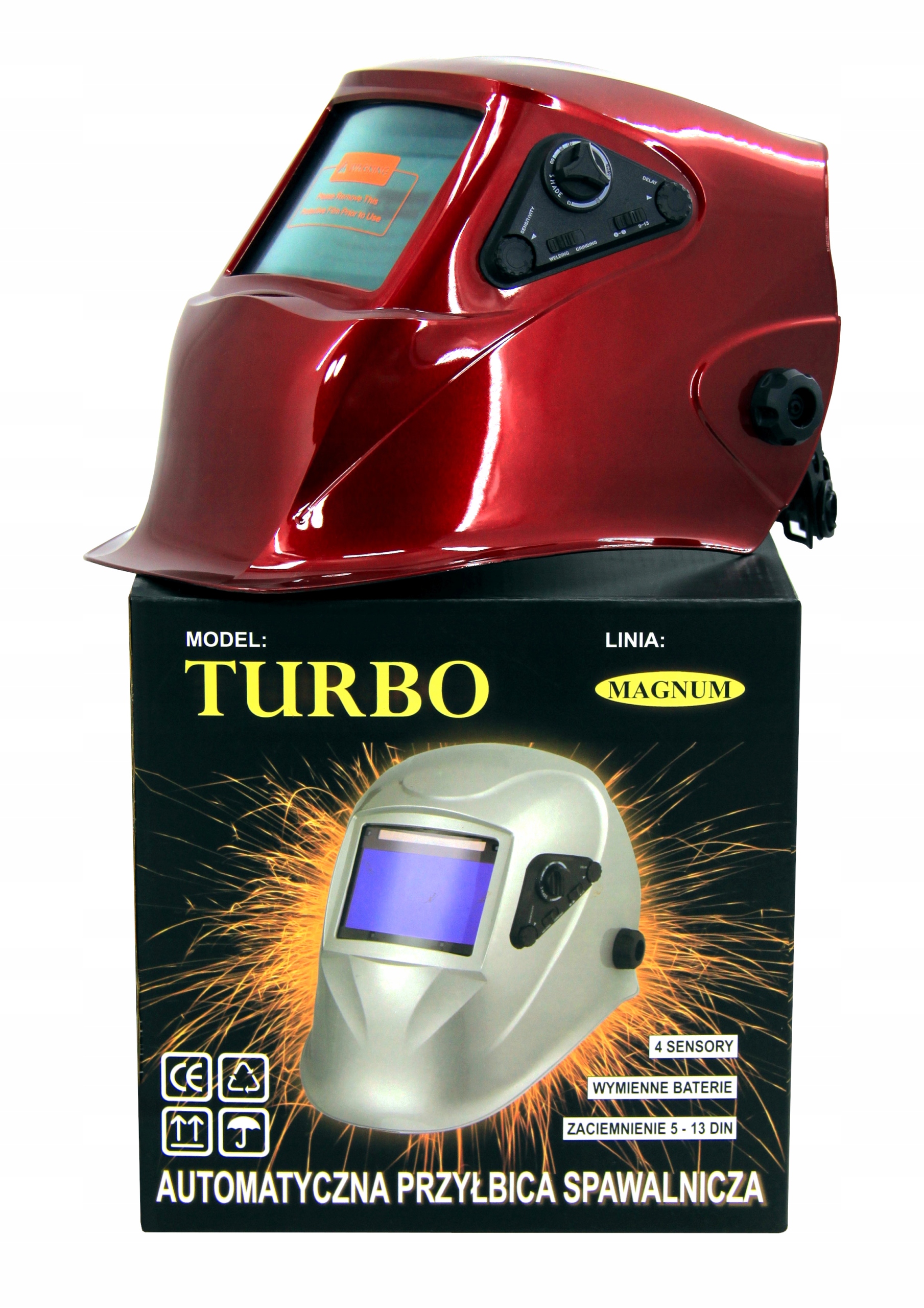 Przyłbica automatyczna MAGNUM TURBO TRUE COLOR