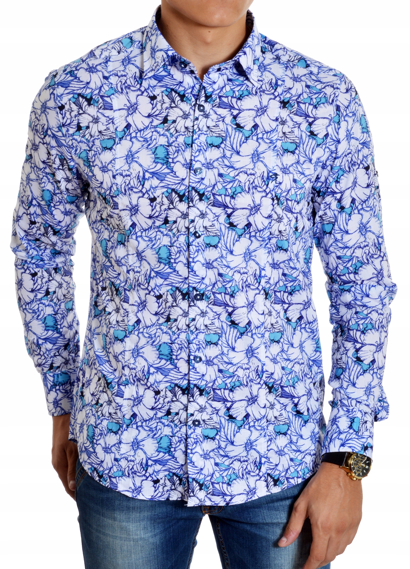 Pánská košile Mondo Exclusiv Květiny Dárek Casual