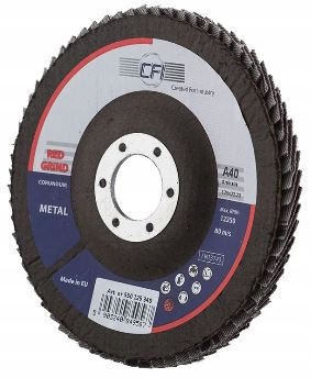 TARCZA DO SZLIFOWANIA METALU LAMELKOWA 125mm gr 40