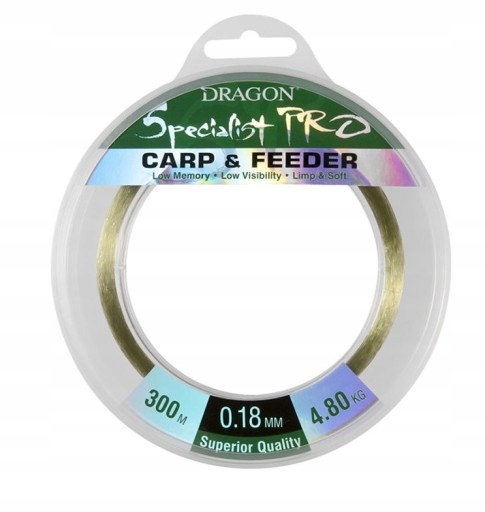 Żyłka Dragon Specialist Pro Carp/feeder 300m 0,18
