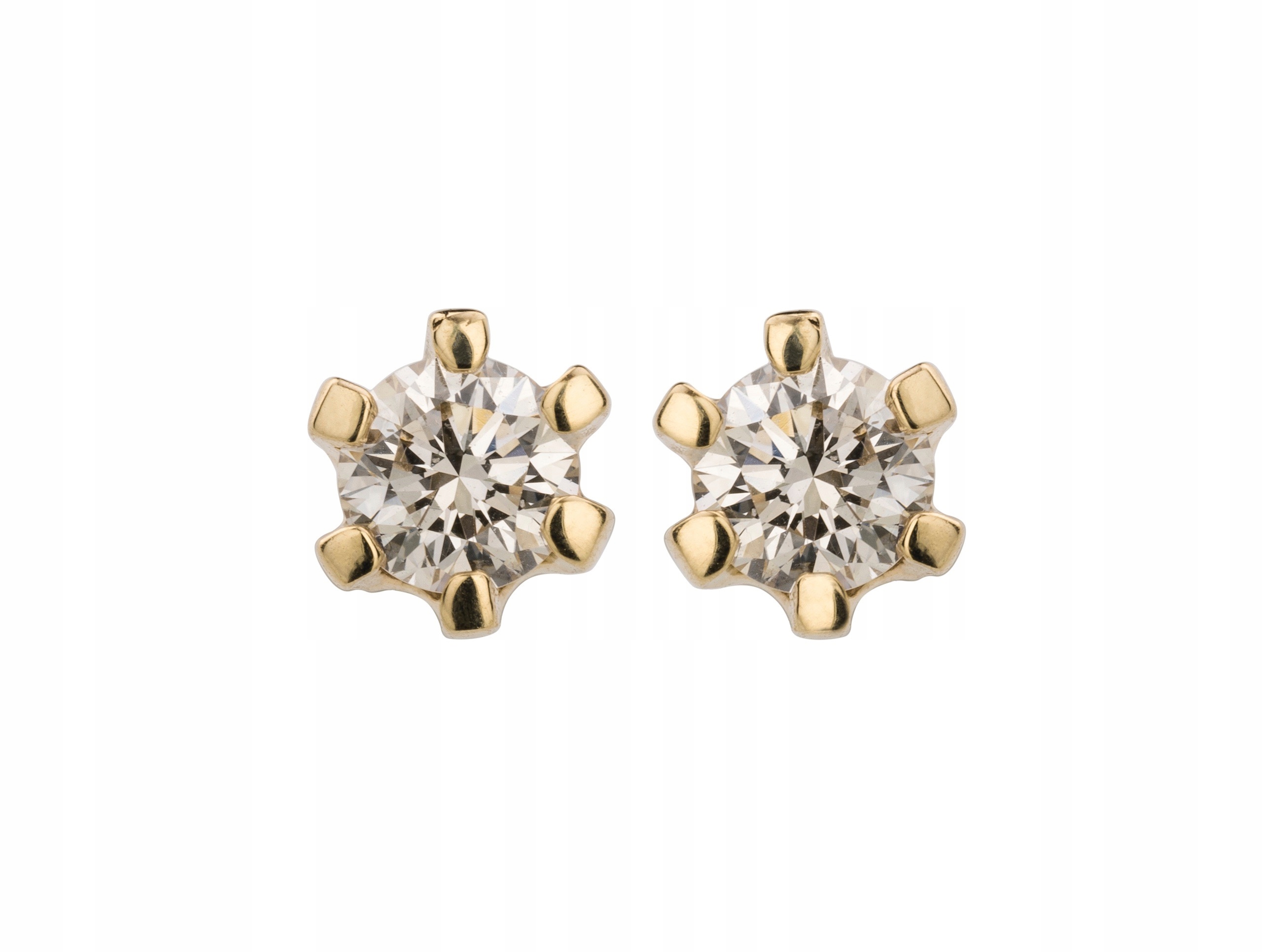 

Złoto 585 Kolczyki z Brylantami 0.26ct